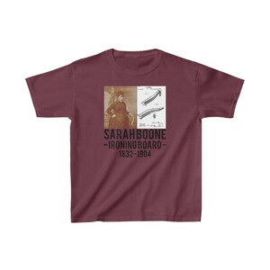 KIDS Stylish Sarah Boone Tee, Iconic Women's History T-Shirt, captivating design, symbol of empowerment and recognition, Stylish tee image 7