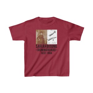 KIDS Stylish Sarah Boone Tee, Iconic Women's History T-Shirt, captivating design, symbol of empowerment and recognition, Stylish tee image 10