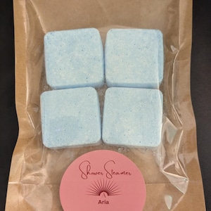 Aromatherapy Shower Bombs, Shower Fizzies, Shower Melts, Handmade Shower Steamers, Shower Tablets, Natural Spa Shower Soothers