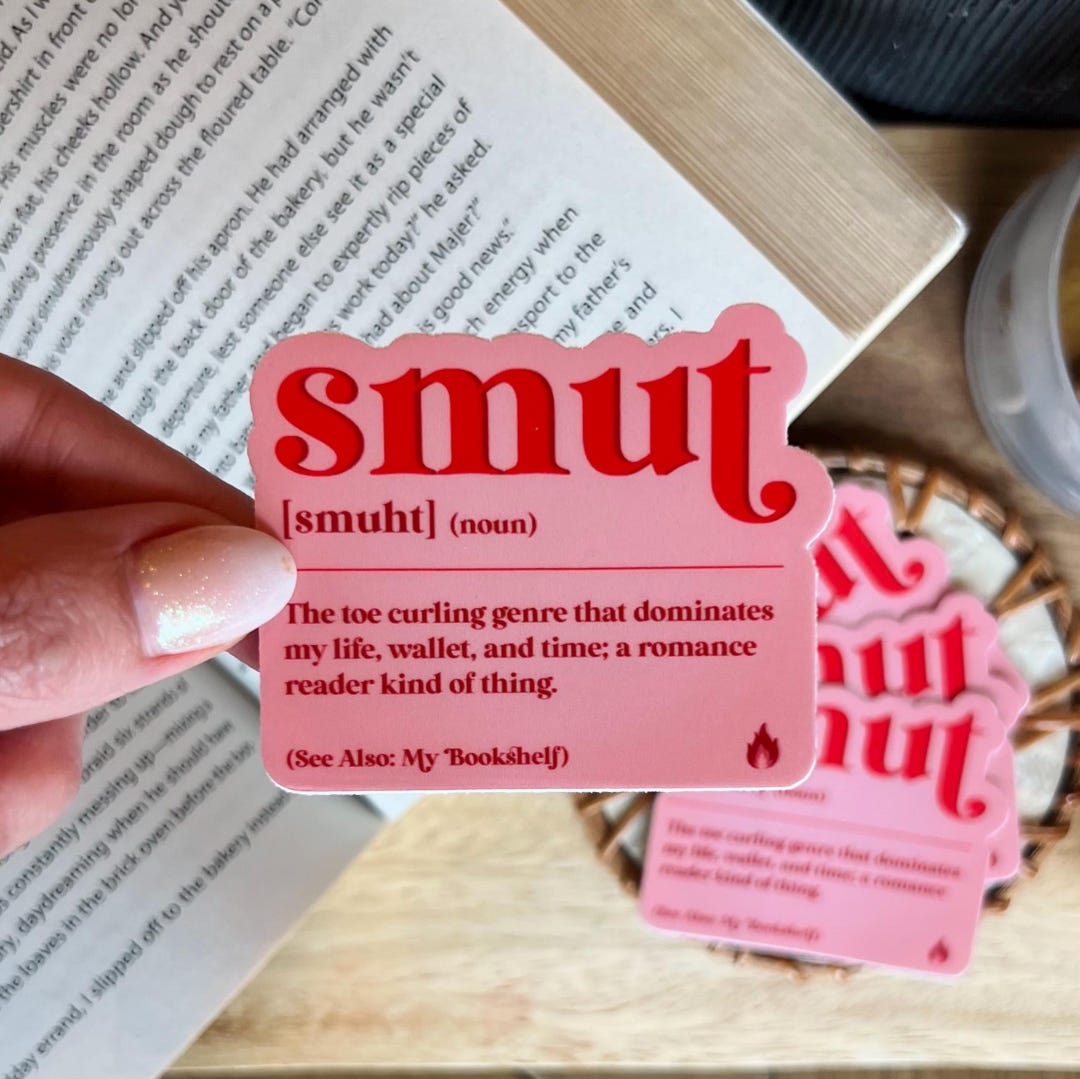 Smut Definition Waterproof Sticker Book Stickers Gifts For Readers Bookish Laptop Sticker Il Kx53
