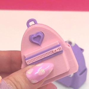 Tiny Backpack STL File - Ideal for Crafting Your Own Toy Accessories