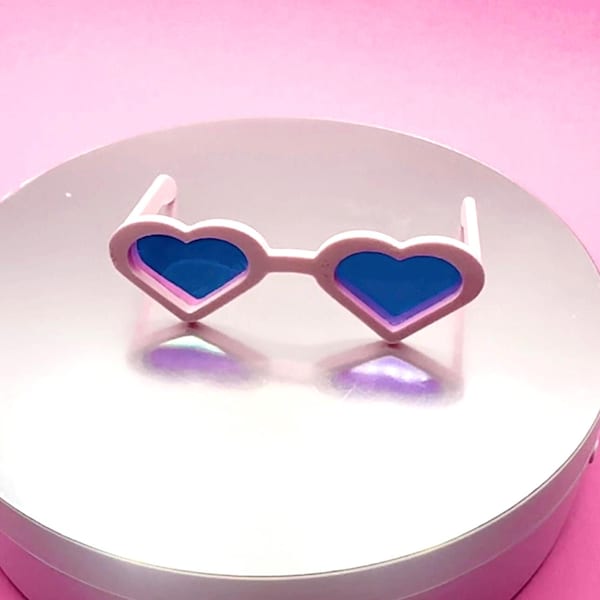 Miniature Heart Glasses STL Fits Blind Box Doll: DIY Craft With Instructions