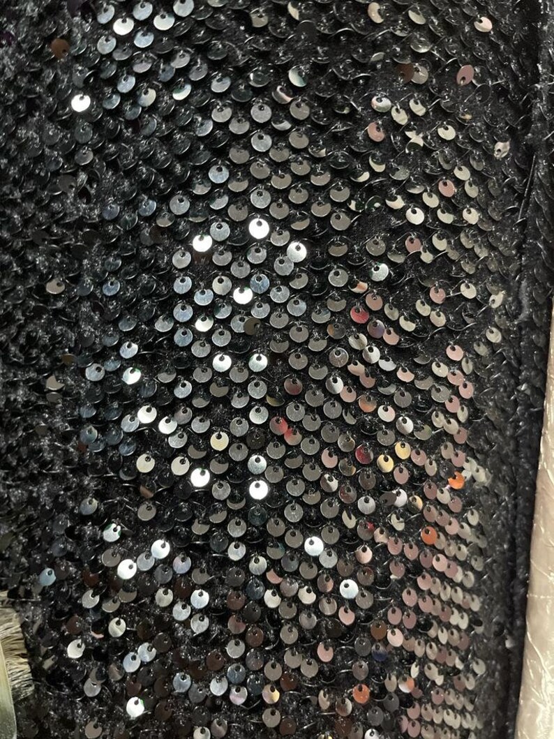 VELVET SEQUIN FABRIC Etsy