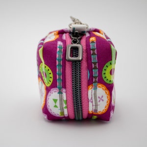 Bolsa de cubo banjo, bolsa de llavero, bolsa de caja de tela pequeña, accesorios de llavero