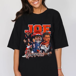 Joe Burrow Vintage Retro Style Bootleg T Shirt Unisex