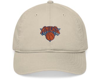 NY Knicks Embroidery Hat | Organic Baseball Cap