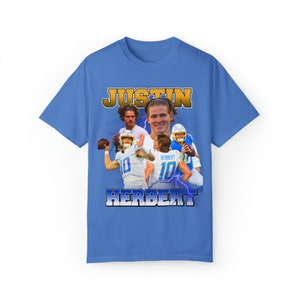 Justin Herbert Vintage Retro Style Bootleg T Shirt
