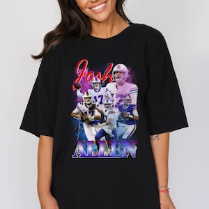 Josh Allen Vintage Retro Style Bootleg T Shirt