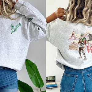 Philadelphia Football Kelly Green Vintage Logo Crewneck Sweater Unisex
