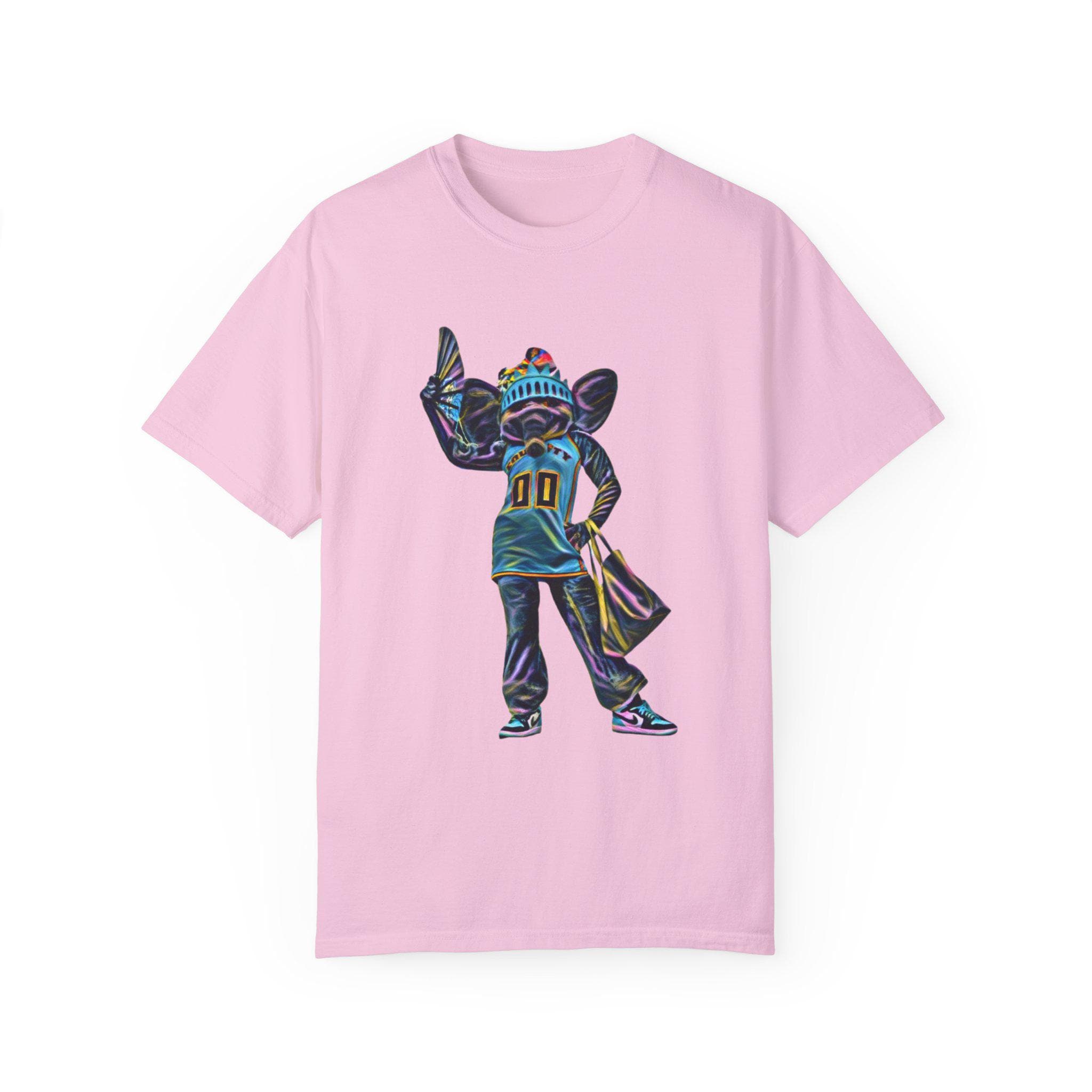 Ellie the Elephant New York Liberty Mascot T Shirt, Comfort Colors