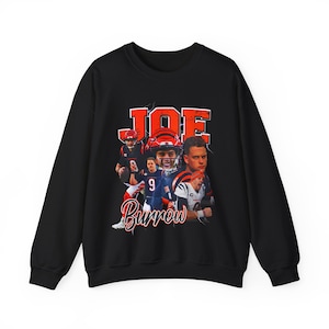 Joe Burrow Vintage Bootleg Crewneck Sweatshirt, Unisex Crewneck, Sports Fan Apparel, Gift for Him, Football Lovers Merch