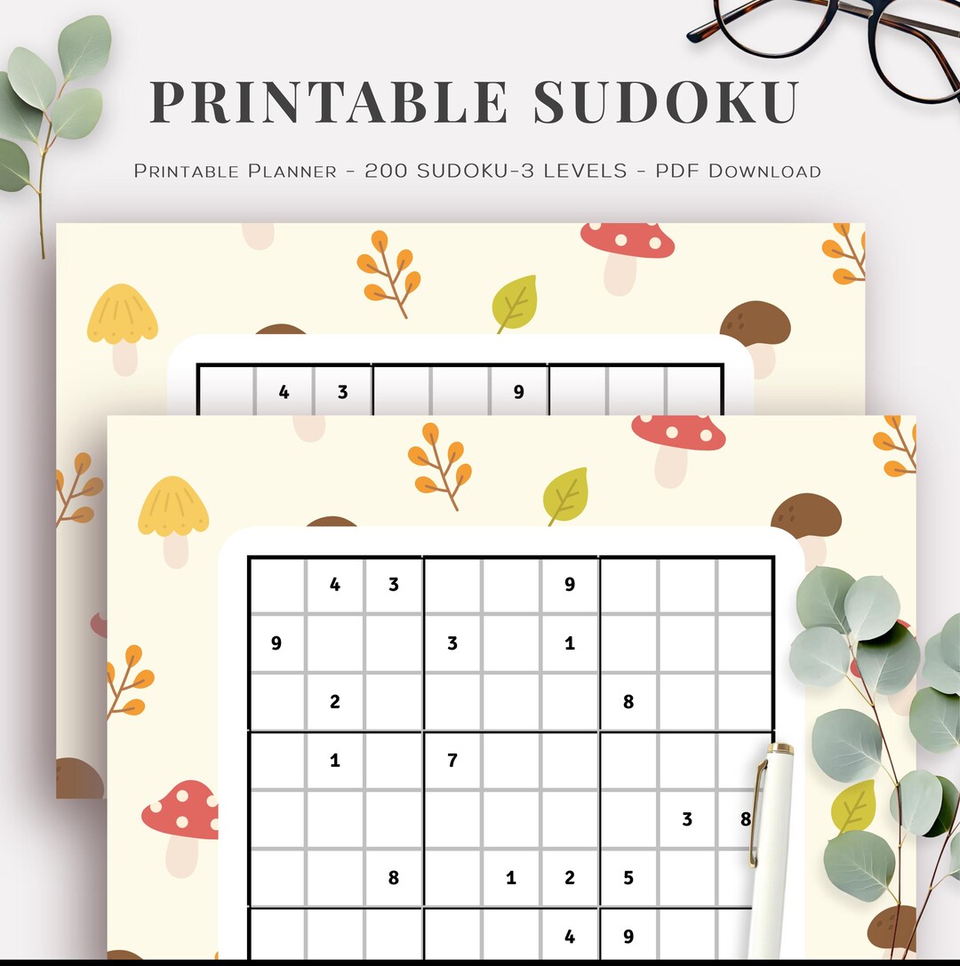 Sudoko Printable 200 Sudokus Printable Soduko Pdf Printanle 100 Pages Instant Download Soduko Sudoko Printable 200 Sudokus Printable Soduko Pdf Printanle 100 Pages Instant Download Soduko