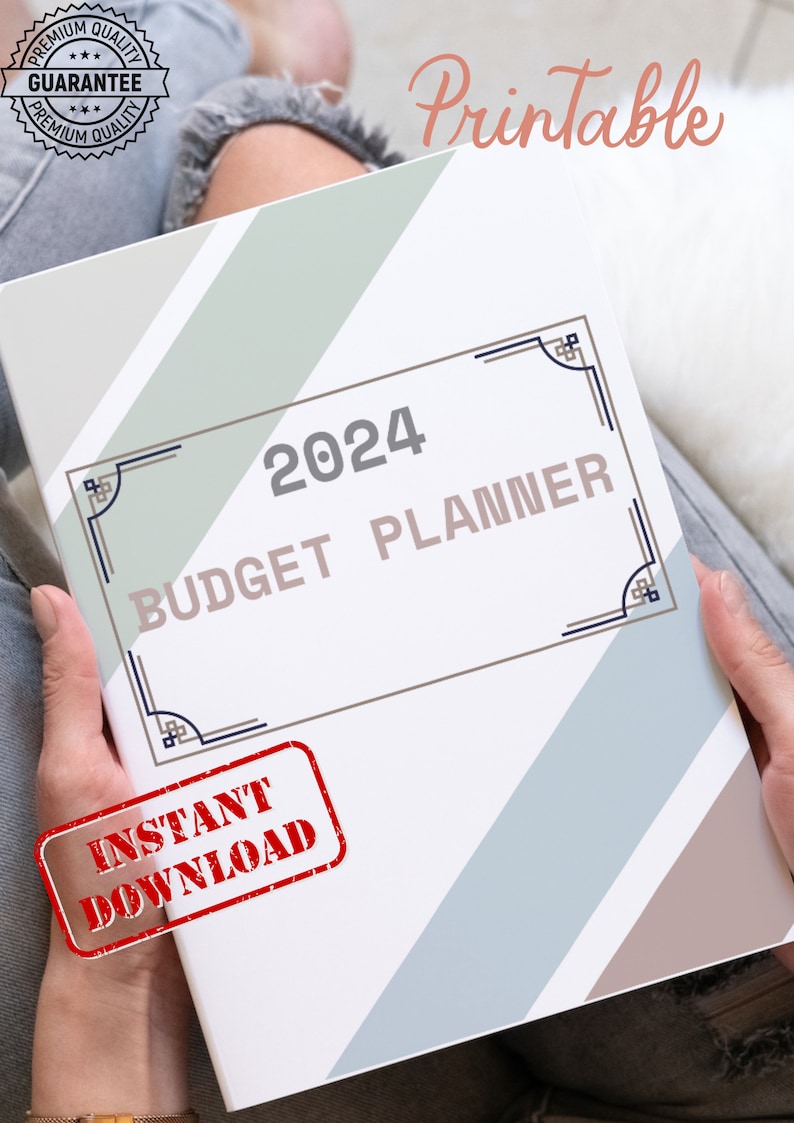 Printable 2024 Budget Planner Instant Download Finance Planner Yearly
