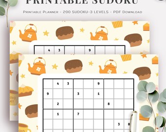 Sudoko Printable 200 Sudokus Printable Soduko Pdf Printanle 100 Pages Instant Download Soduko Sudoko Printable 200 Sudokus Printable Soduko Pdf Printanle 100 Pages Instant Download Soduko