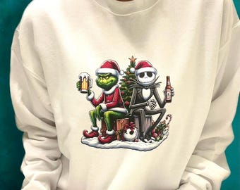 The Grinch & Jack crew neck