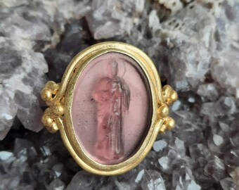 ドイツ ヴィンテージ シルバー インタリオリング ヴィンテージ