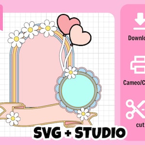 Cake Topper - SVG/Studio File - cricut/cameo