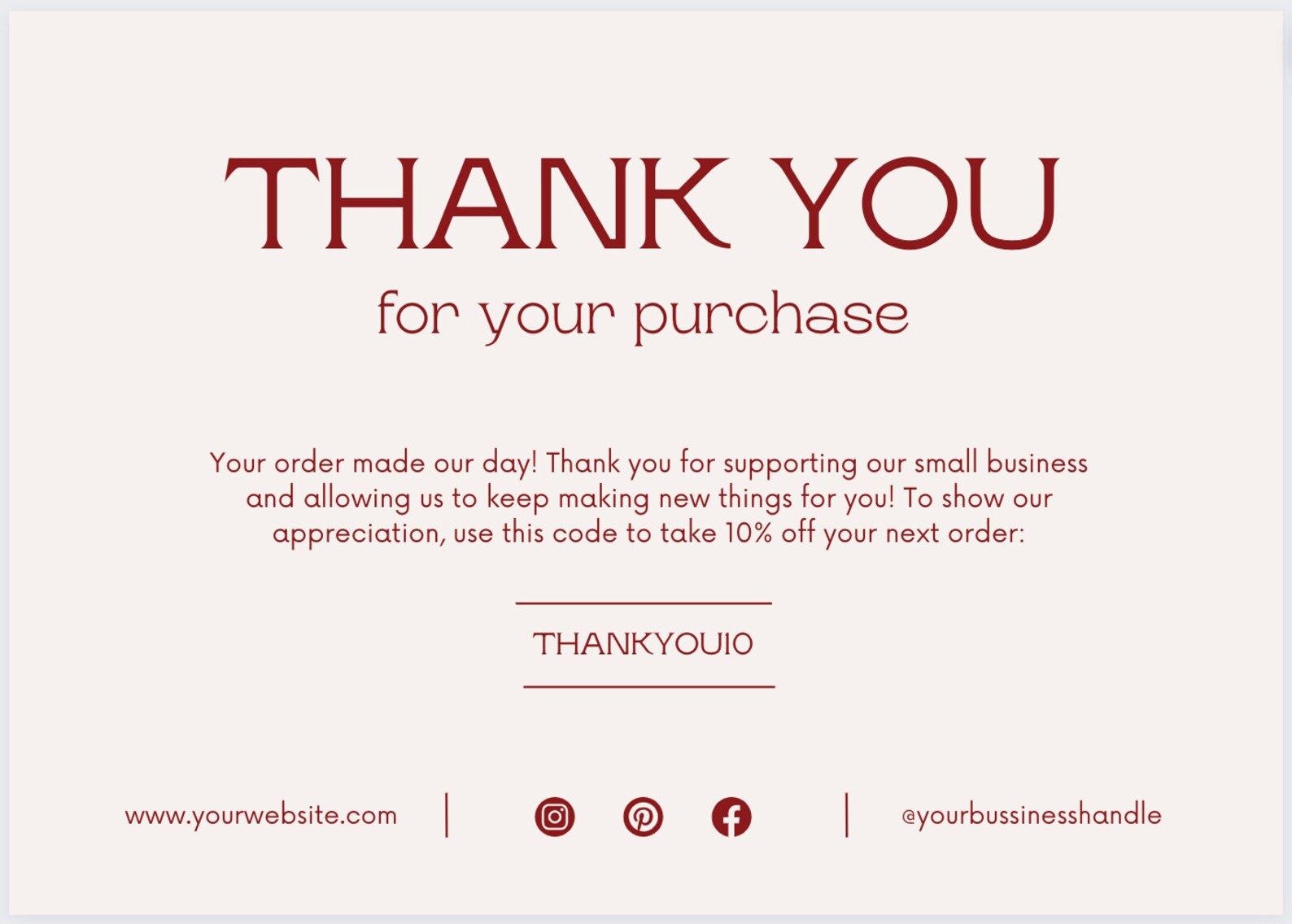 Retro Thank You Card Template Canva Editable Thankyou Cards Black Grey ...