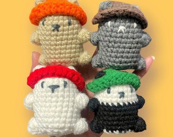 No-Sew Mini Bears With Hats - Crochet Pattern || Amigurumi Pattern