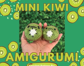 Mini Kiwi Buddy Crochet Pattern || Amigurumi Pattern