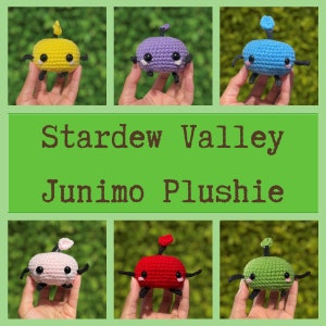 Crochet Junimo Plushie || Stardew Valley Inspired || Video Game || Amigurumi