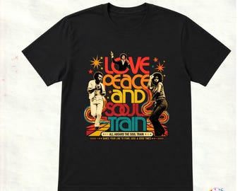 Soul Train Retro T-Shirt | 70s Dance Culture Funk Music Tee