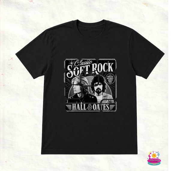 Hall & Oates Classic Soft Rock T-shirt | 70s 80s Retro Music Tee