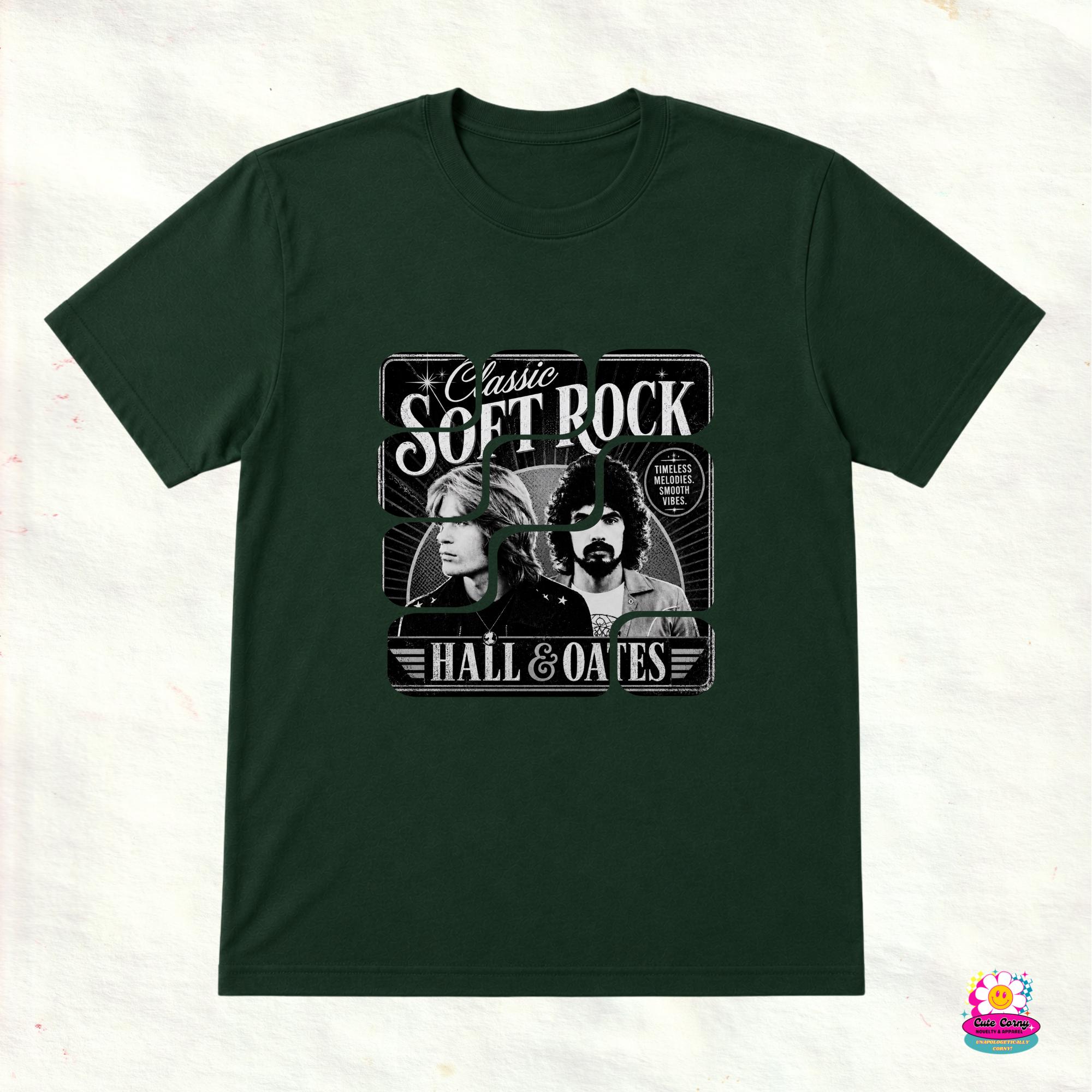 Hall & Oates Classic Soft Rock T-shirt | 70s 80s Retro Music Tee