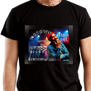 Vintage Marvin Gaye T-Shirt: Retro R&B Soul Music Tee