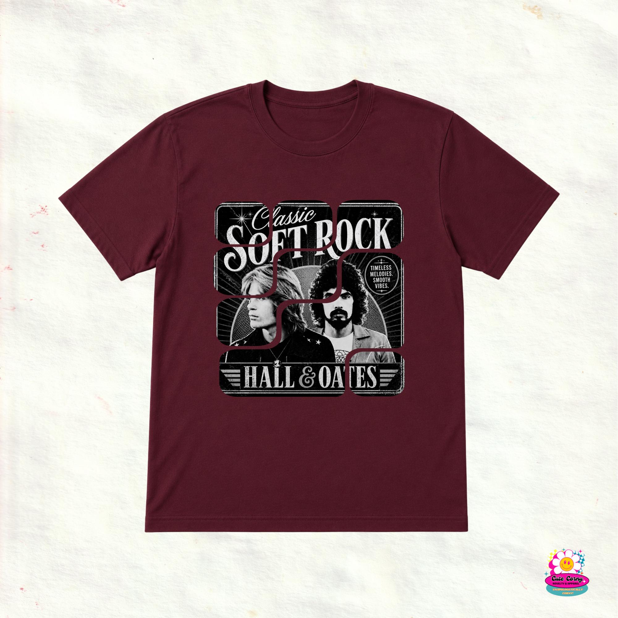 Hall & Oates Classic Soft Rock T-shirt | 70s 80s Retro Music Tee