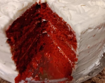 Homemade Red Velvet Cake, Red Velvet Birthday Cake, Valentine's Day Cake, Christmas Cake, Bridal Cake, AnnLovenItShop