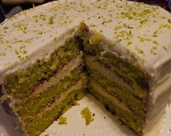 Homemade Key Lime, Key Lime Cake, Party Cake, Birthday Cake, Baby Shower Cake, Bridal Party Cake, AnnLovenItShop