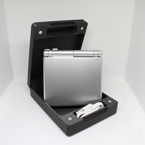 Anbernic RG35XXSP Hardshell Magnetic Case with Small Charger Storage