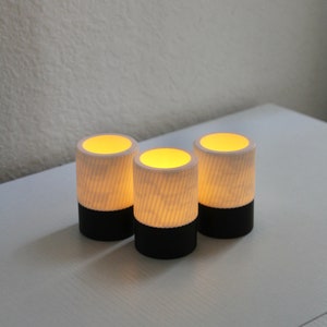 Moderne Flammenlose LED Teelichtkerzen, Batteriebetriebene Teelichter, LED Kerzen, Kerzen Batteriebetrieben