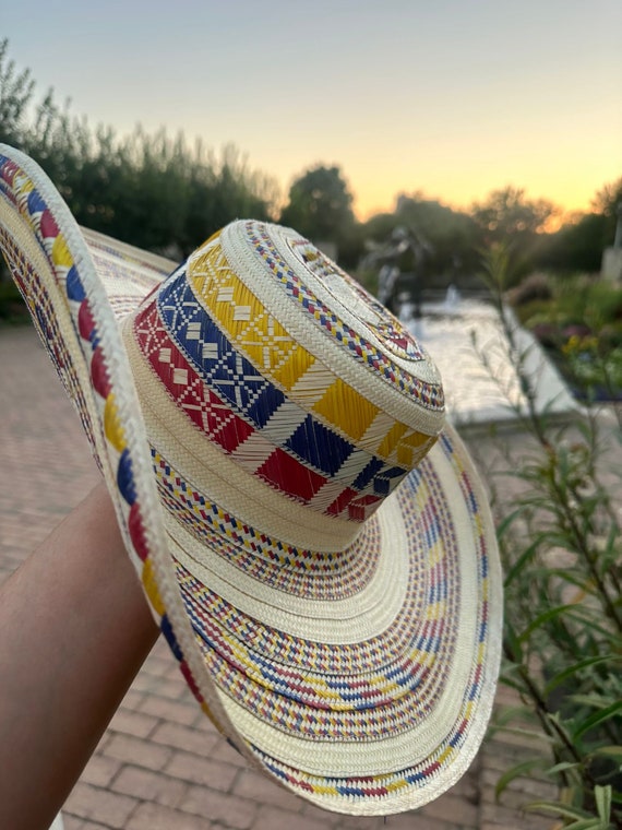 Sombrero Vueltiao Colombian Design, Colombian Hat, Sinuano Hat