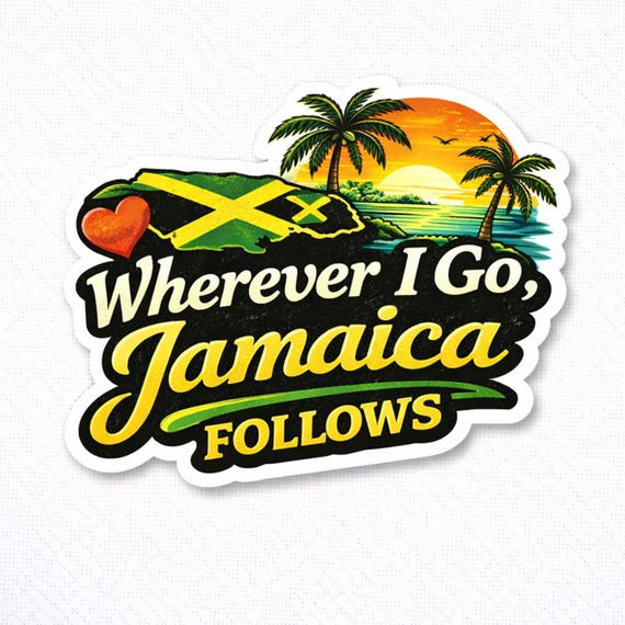 Jamaica Follows Sticker