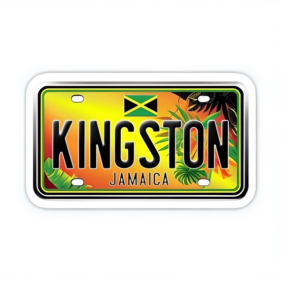 Kingston Jamaica Sticker