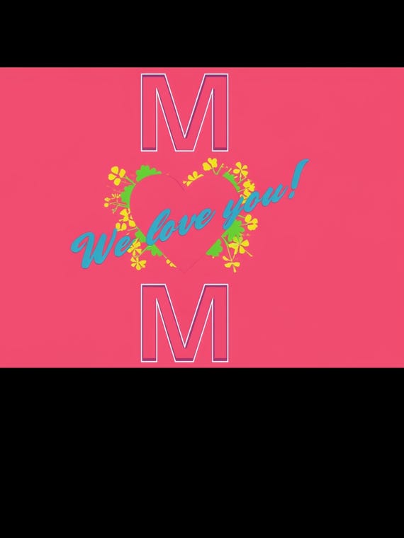 Floral Mama PNG: Mother's Day Sublimation Design (Digital Download)