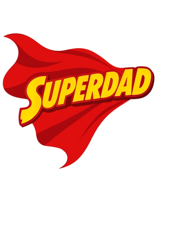 Superdad PNG: Father's Day Graphics Bundle (Digital Download)