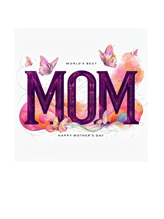 Floral Mama PNG: Mother's Day Sublimation File