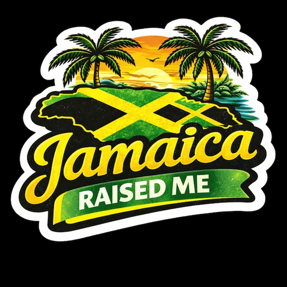 Jamaica Raised me Png, Svg