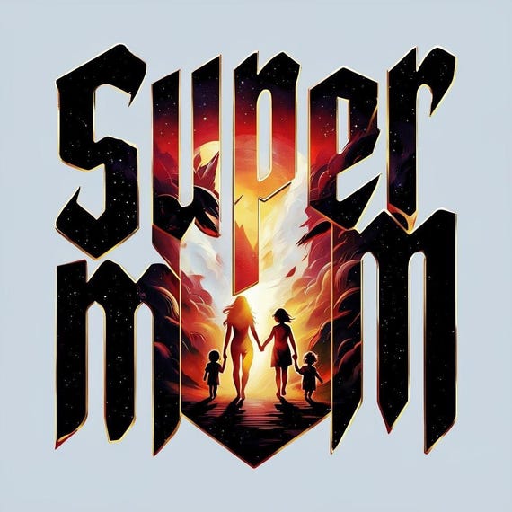 Super Mom,PNG,SVG