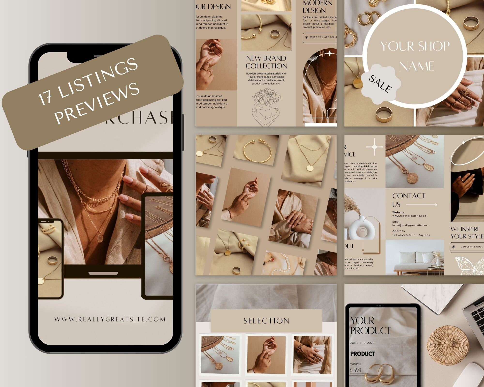 Etsy Shop Banner Kit Etsy Shop Templates Etsy Shop Branding Kit Etsy