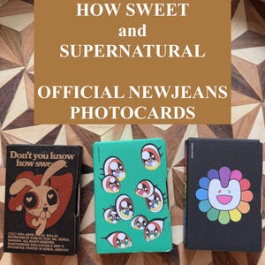 Officiële NewJeans How Sweet & Supernatural (NJ x Murakami)-fotokaarten | Weverse Album Ver. Officieel | Hyein, Haerin, Danielle, Hanni