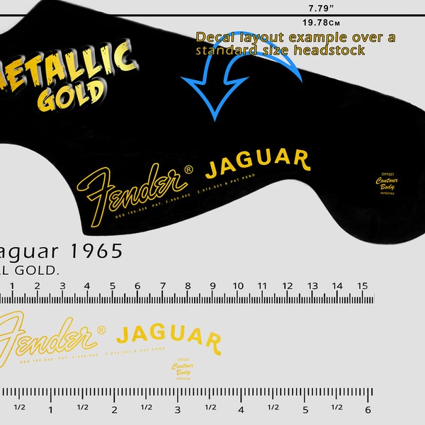 Fender Jaguar Decal Etsy