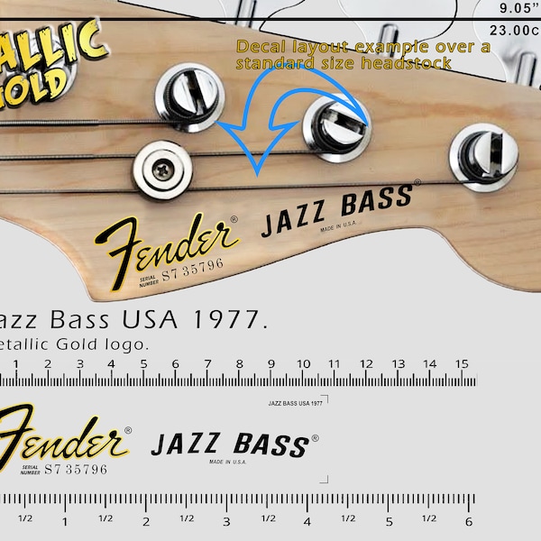 Fender Jazz Bass Decal Etsy
