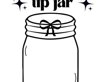 Virtual Tip Jar Digital Download and Print