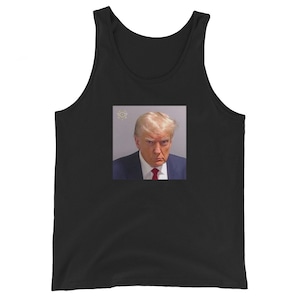 Donald Trump Mugshot Tank Top