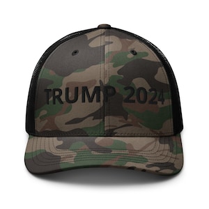 TRUMP 2024 Camouflage trucker hat