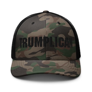 TRUMPLICAN Camouflage trucker hat